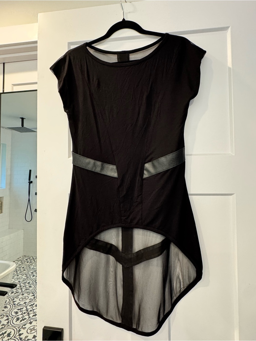 NWOT Kali Rose Sheer Top
